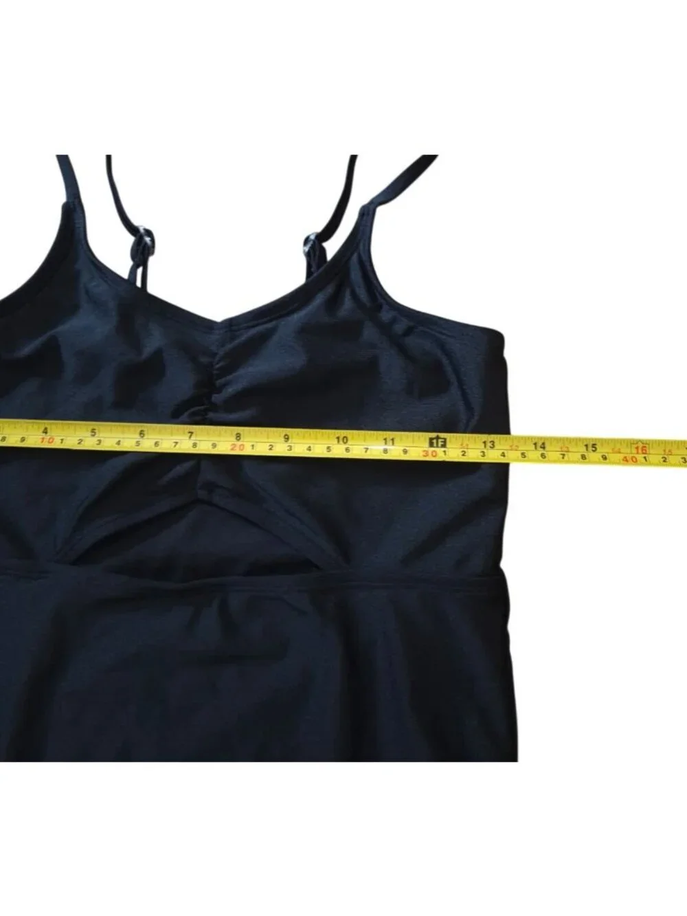 Art Class Girls Black One-Piece Swimsuit XL 14 Adjustable Straps NWT.